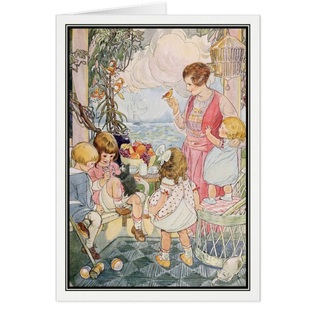 Gelukkig Gedacht door Ruth Mary Hallock (Voorkant)