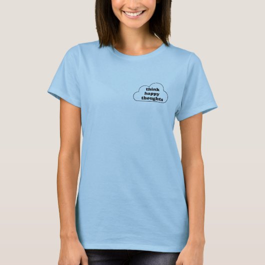 Gelukkig Gedachten T-shirt (Voorkant)