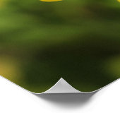Gelukkig Geel Bloem A3 Poster (Hoek)