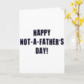 Gelukkig geen Vaderdag Kaart (Gele Bloem)