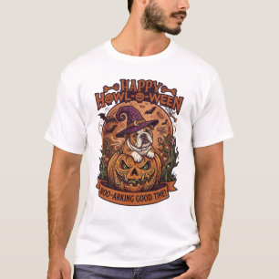 Gelukkig Gehuil Ween Boog Schreeuwt Goede Tijd Hal T-shirt
