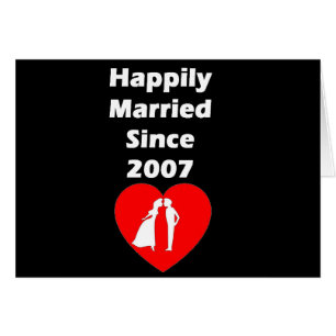 Gelukkig gehuwd sinds 2007
