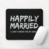 Gelukkig Gehuwde Grappige mousepad Muismat (Met muis)