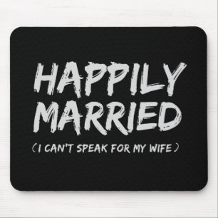 Gelukkig Gehuwde Grappige mousepad Muismat