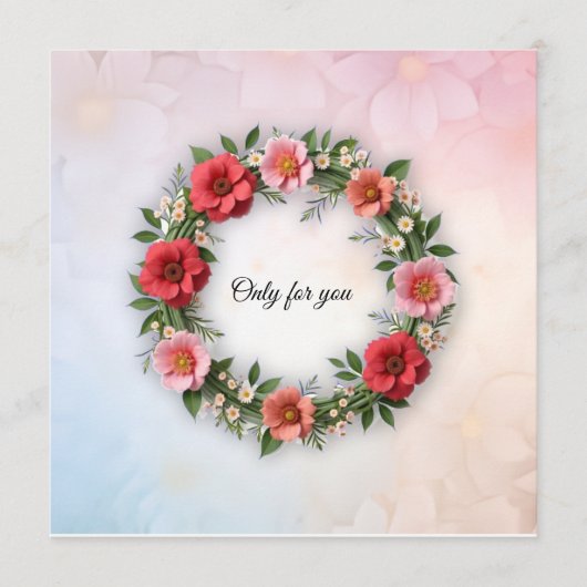 Gelukkig gelegenheid feestdagenkaart (Voorkant)