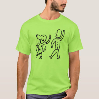 Gelukkig geluk op een gelukkige dag t-shirt
