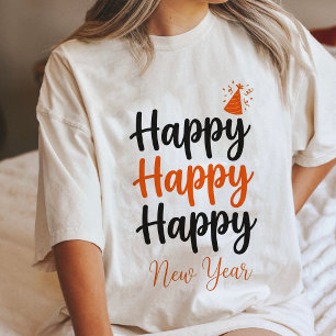 Gelukkig Gelukkig Gelukkig Nieuwjaar Groet Tri-Blend Shirt