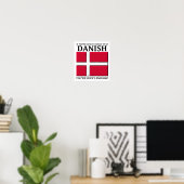 Gelukkig genoeg om Deense Poster te zijn (Thuiskantoor)