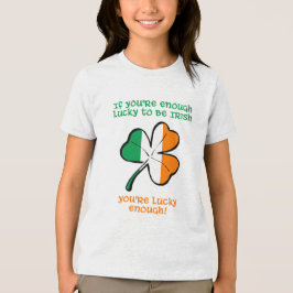 Gelukkig genoeg om Iers te zijn Tri-Blend Shirt