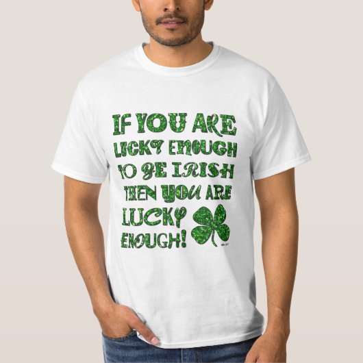 GELUKKIG GENOEG... T-SHIRT (Voorkant)