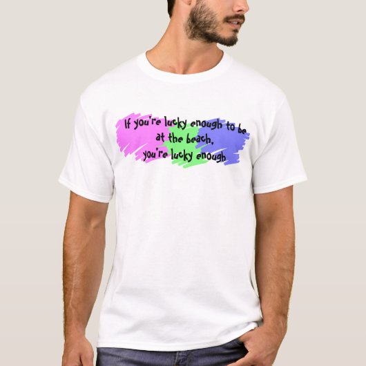 Gelukkig genoeg t-shirt (Voorkant)