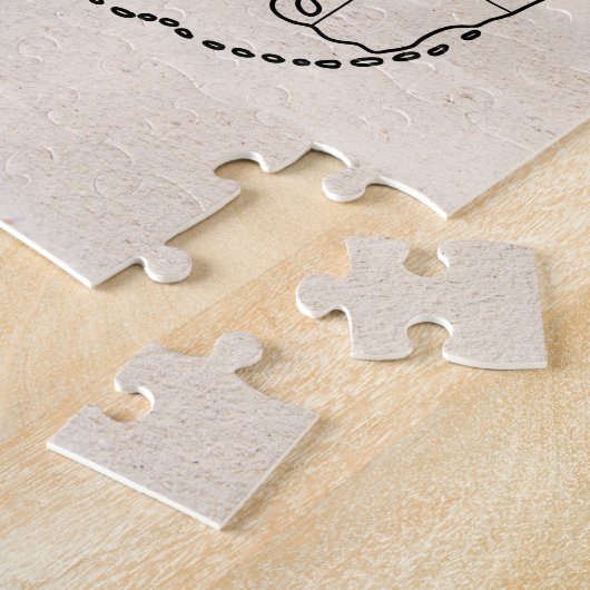 Gelukkig gepensioneerd Florida Tropical Beach & Pa Legpuzzel (Zijkant)