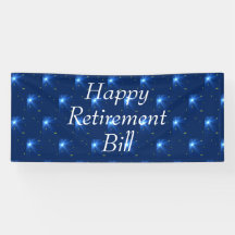 Gelukkig gepensioneerde banner