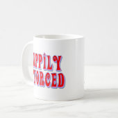 Gelukkig gescheiden koffiemok (Voorkant links)