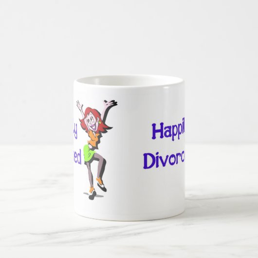 Gelukkig gescheiden koffiemok (Center)