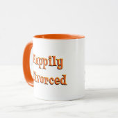 Gelukkig gescheiden mok (Voorkant links)