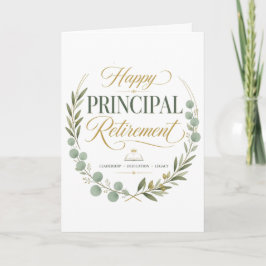 Gelukkig Geschenk voor Principieel Pensioen Kaart
