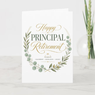 Gelukkig Geschenk voor Principieel Pensioen Kaart