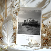 "Gelukkig gestrand" Foto Dank u kaart