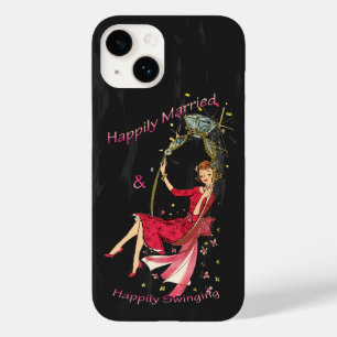Gelukkig getrouwd & gelukkig swingen Case-Mate iPhone 14 hoesje