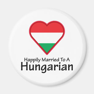 Gelukkig getrouwd Hongaars Magneet