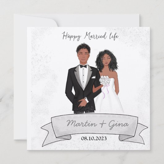 Gelukkig getrouwd leven, illustratie, (Voorkant)