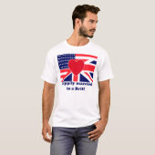 Gelukkig getrouwd met een Brit! T-shirt (Voorkant volledig)