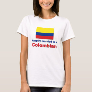 Gelukkig getrouwd met een Colombiaan T-shirt