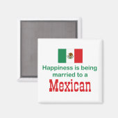 Gelukkig getrouwd met een Mexicaan Magneet (Voorkant / Achterkant)