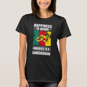 Gelukkig Getrouwd Te Zijn Met Een Cameroonees Kame T-shirt