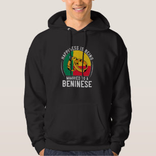 Gelukkig Getrouwd Zijn Met Een Beninese Bruiloft Hoodie
