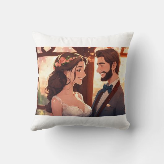 Gelukkig getrouwde koppels kussen (Achterkant)