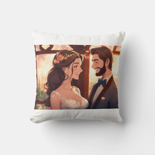 Gelukkig getrouwde koppels kussen (Voorkant)
