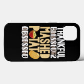 Gelukkig gezegend aardappelpuree geobsedeerd Case-Mate iPhone case (Achterkant (horizontaal))