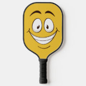 Gelukkig gezicht boos gezicht pickleball paddle (Voorkant)