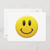 Gelukkig Gezicht Briefkaart (Voorkant / Achterkant)