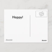 Gelukkig Gezicht Briefkaart (Achterkant)