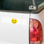 Gelukkig gezicht bumpersticker (Op Truck)