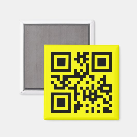 ☺ Gelukkig Gezicht Glimlachende Emoji -- QR-code Magneet (Voorkant / Achterkant)
