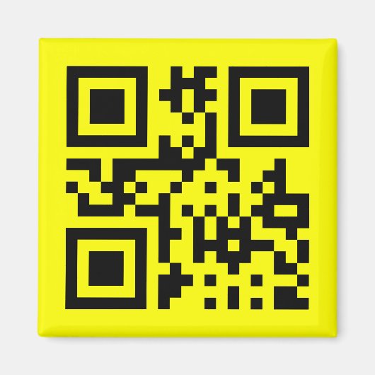 ☺ Gelukkig Gezicht Glimlachende Emoji -- QR-code Magneet (Voorkant)