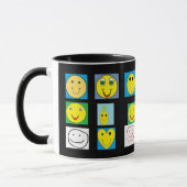 Gelukkig gezicht mok (Links)