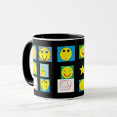 Gelukkig gezicht mok (Voorkant links)