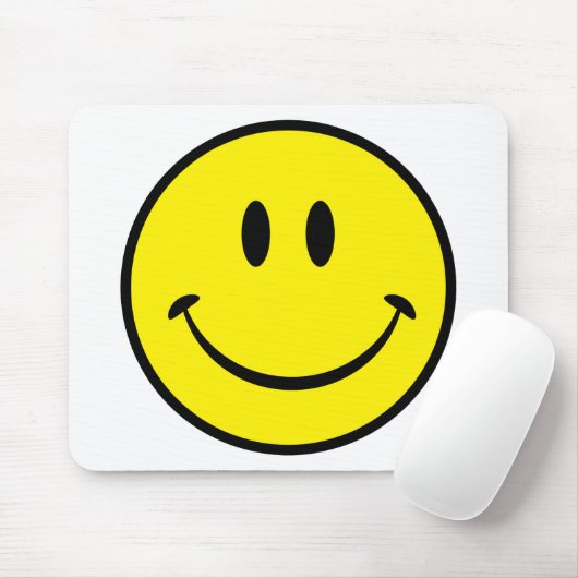 Gelukkig gezicht muismat (Met muis)