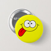 Gelukkig Gezicht Ronde Button 5,7 Cm (Voorkant /achterkant)
