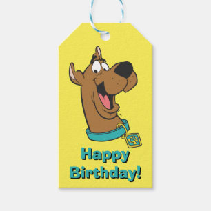 Gelukkig Gezicht scooby-Doo Cadeaulabel