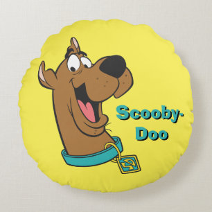 Gelukkig Gezicht scooby-Doo Rond Kussen