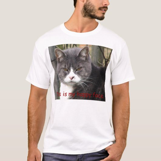 Gelukkig gezicht t-shirt (Voorkant)