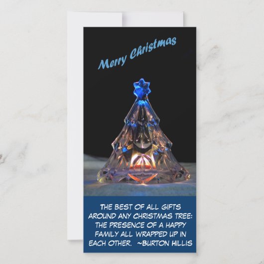 Gelukkig Gezin Feestdagenkaart (Voorkant)