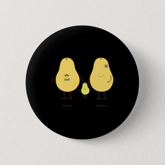 Gelukkig Gezin Ronde Button 5,7 Cm (Voorkant)