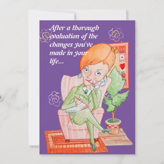 Gelukkig gezond wenskaart bedankkaart (Voorkant)